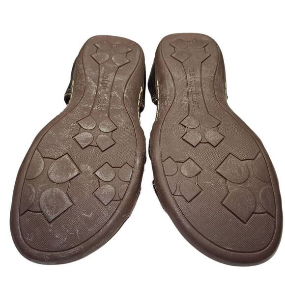 Women's NATURALIZER Monteda Leather Ankle Strap Brown Sport Sandals Size 9 - Picture 9 of 10